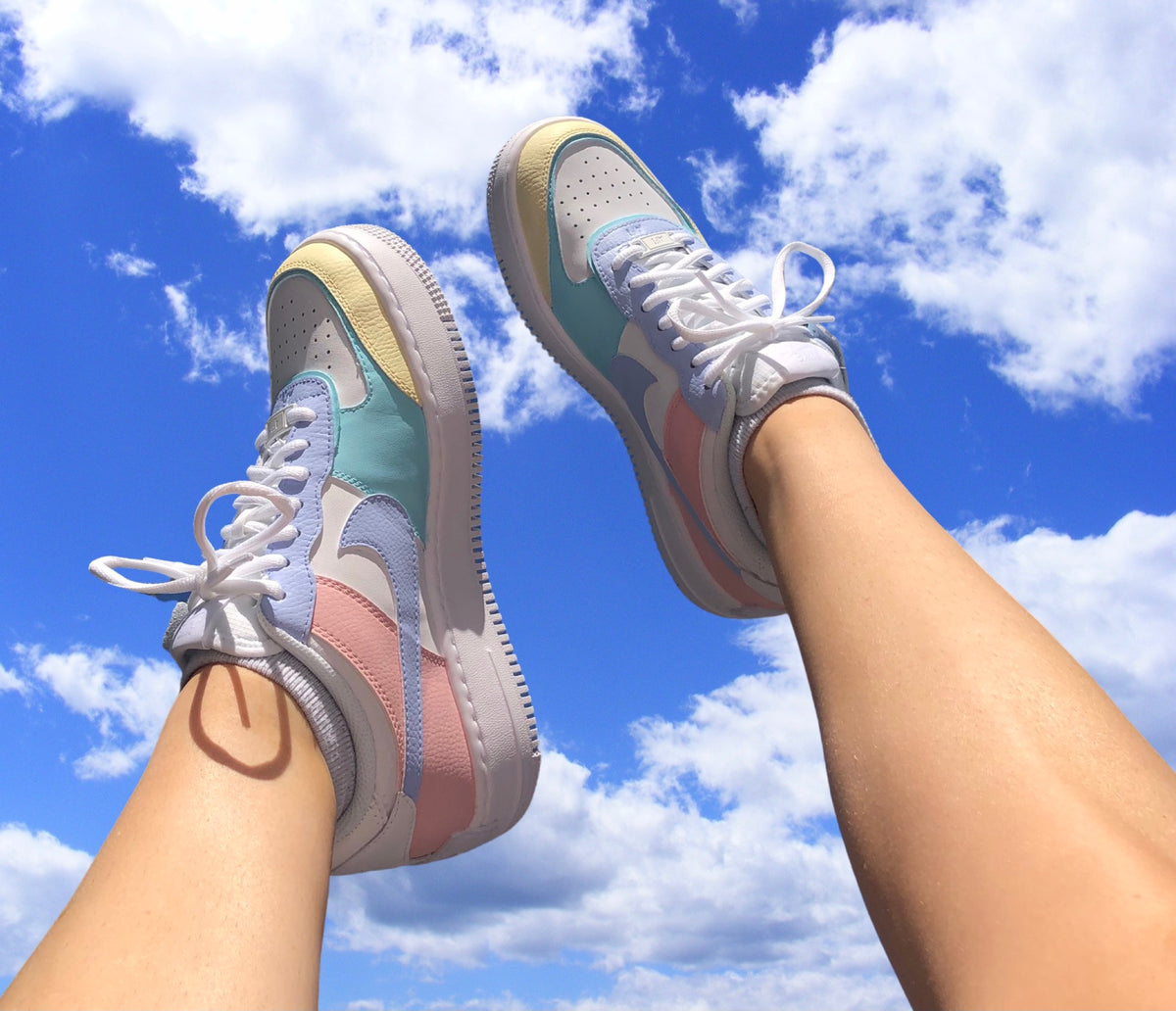 Pastel Shadow Air Force Ones Designs By Dani X O